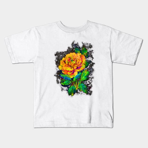 Peony in Haze Kids T-Shirt by 3_life